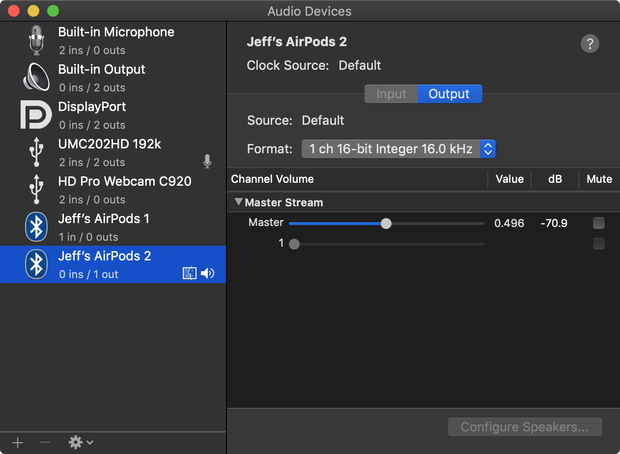 use aggregate audio device for netflix on mac
